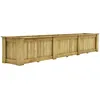 Image de Vidaxl JardiniÃ¨re SurÃ©levÃ©e 291x50x50 Cm Bois De Pin ImprÃ©gnÃ©