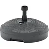 Image de Vidaxl Socle De Parasol Rempli De Sable/D'eau 20 L Plastique Rotin