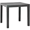 Image de Tables à manger de jardin VidaXL  Table à manger de jardin  Plastique Gris 78x78x72 cm P31599899