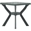 Image de Vidaxl Table De Bistro Vert 70x70x72 Cm Plastique