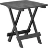 Image de Vidaxl Table Pliable De Jardin Anthracite 45x43x50 Cm Plastique