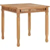 Image de Vidaxl Table Ã DÃ®ner De Jardin 80x80x80 Cm Bois De Teck Solide