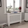 Image de Cache-radiateurs Blanc VIDAXL - 112x19x81,5 cm MDF - Espace de rangement supplÃ©mentaire pour votre salon