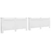 Image de Cache-radiateurs 2 pcs Blanc 152x19x81,5 cm MDF vidaXL vidaXL