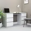 Image de vidaXL Bureau Blanc 140x50x77 cm Bois d'ingÃ©nierie