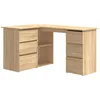 Image de Bureau d'angle ChÃªne sonoma 145x100x76 cm AgglomÃ©rÃ©