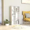 Image de vidaXL BibliothÃ¨que Blanc 50x25x106 cm Bois d'ingÃ©nierie