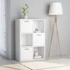 Image de vidaXL Armoire de rangement Blanc 60x29,5x90 cm Bois d'ingÃ©nierie