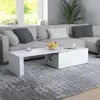 Image de vidaXL Table basse Blanc 150x50x35 cm Bois d'ingÃ©nierie