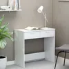 Image de vidaXL Bureau Blanc 80x40x75 cm Bois d'ingÃ©nierie