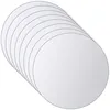 Image de vidaXL Carreaux de miroir 16 pcs Rond Verre