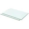 Image de vidaXL Panneaux d'Ã©tagÃ¨re 2 pcs verre transparent 50x25 cm