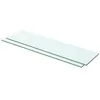 Image de vidaXL Panneaux d'Ã©tagÃ¨re 2 pcs Verre Transparent 60 x 12 cm