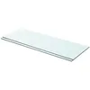 Image de vidaXL Panneaux d'Ã©tagÃ¨re 2 pcs Verre Transparent 70x25 cm