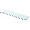 Image de Panneaux D'Ã©tagÃ¨re 2 Pcs Verre Transparent 90 X 20 Cm