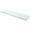 Image de vidaXL Panneaux d'Ã©tagÃ¨re 2 pcs Verre Transparent 100 x 25 cm