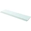 Image de vidaXL Panneaux d'Ã©tagÃ¨re 2 pcs Verre Transparent 110 x 25 cm