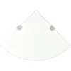 Image de ÃtagÃ¨res D'angle 2 Pcs Et Supports Verre Transparent 25x25 Cm