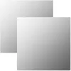 Image de vidaXL Miroirs muraux 2 pcs 50x50 cm CarrÃ© Verre