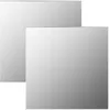 Image de vidaXL Miroirs muraux 2 pcs 60x60 cm CarrÃ© Verre