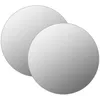 Image de vidaXL Miroirs muraux 2 pcs 50 cm Rond Verre