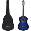 Image de Vidaxl Jeu De Guitare Classique De DÃ©butant 12 Pcs Bleu 4/4 39