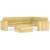 Image de Vidaxl Salon De Jardin 2 Pcs Bois De Pin ImprÃ©gnÃ©