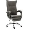 Image de vidaXL Chaise de bureau Gris Tissu