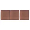 Image de ClÃ´ture De Jardin Wpc 526x186 Cm Marron