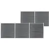 Image de ClÃ´ture De Jardin Wpc 872x186 Cm Gris