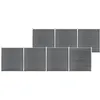Image de ClÃ´ture De Jardin Wpc 1218x186 Cm Gris