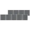 Image de ClÃ´ture De Jardin Wpc 1564x186 Cm Gris