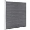 Image de Vidaxl ClÃ´ture De Jardin Wpc 1737x186 Cm Gris