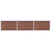 Image de Vidaxl ClÃ´ture De Jardin Wpc 526x106 Cm Marron