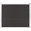 Image de Vidaxl Cl?Ture De Jardin Wpc 353x106 Cm Gris