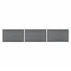 Image de Vidaxl ClÃ´ture De Jardin Wpc 526x106 Cm Gris