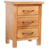 Image de Vidaxl Tables De Chevet 2 Pcs 40x30x54 Cm Bois De ChÃªne Massif