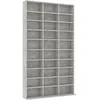 Image de vidaXL Armoire Ã  CD Gris bÃ©ton 102x16x177,5 cm Bois d'ingÃ©nierie