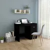 Image de vidaXL Bureau Noir 100x50x76 cm Bois dÂ¿ingÃ©nierie