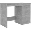 Image de vidaXL Bureau Gris bÃ©ton 100x50x76 cm AgglomÃ©rÃ©