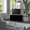 Image de vidaXL Meuble TV Noir 80x34x36 cm Bois d'ingÃ©nierie