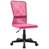 Image de vidaXL Chaise de bureau Rose 44x52x100 cm Tissu en maille