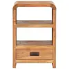Image de Tables de chevet VidaXL  Table de chevet  Bois d'acacia massif Marron 40x30x60 cm P31599661