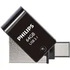 Image de Philips 2 in 1 noir 64Go / GB OTG USB C + USB 3.1