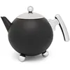 Image de Bredemeijer DuetÂ® ThÃ©iÃ¨re Bella Ronde 1,2l, Noir Mat, Garnitures ChromÃ©es