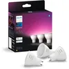 Image de Philips Gu10 - Spot ConnectÃ© - (Pack De 3) - Blanc Froid Ã Chaud Et Couleurs