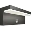 Image de Philips Led Bustan 8720169257399 Applique Led ExtÃ©rieure Avec DÃ©tecteur De Mouvement Led 3.8 W Anthracite
