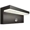 Image de Philips Led Bustan 8720169257412 Applique Led ExtÃ©rieure Avec DÃ©tecteur De Mouvement Led 3.8 W Anthracite