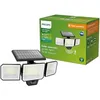Image de Philips Fyce, Applique Murale Solaire D'extÃ©rieur, 1,5 W, 2700 K, Noire, Ip44 RÃ©sistante Aux IntempÃ©ries