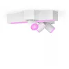 Image de Philips Hue White And Color Ambiance Plafonnier En Croix Ã Trois Spots Centris